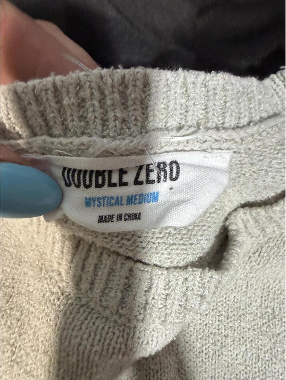 Double Zero Mystical Medium Knit Sleeveless Crop Top - Picture 2 of 3